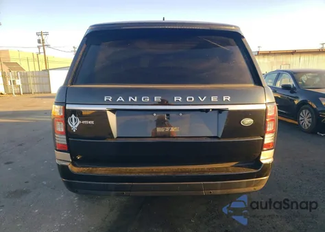 2016 Land Rover Range Rover Hse z USA, uszkodzony, nr VIN SALGS2PFXGA292672